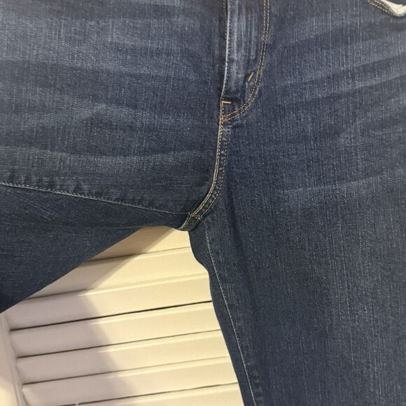 Levi’s 505 Straight Jeans Womens Mid Rise Blue Stone Wash Heavy Denim Size 12S - Picture 9 of 9